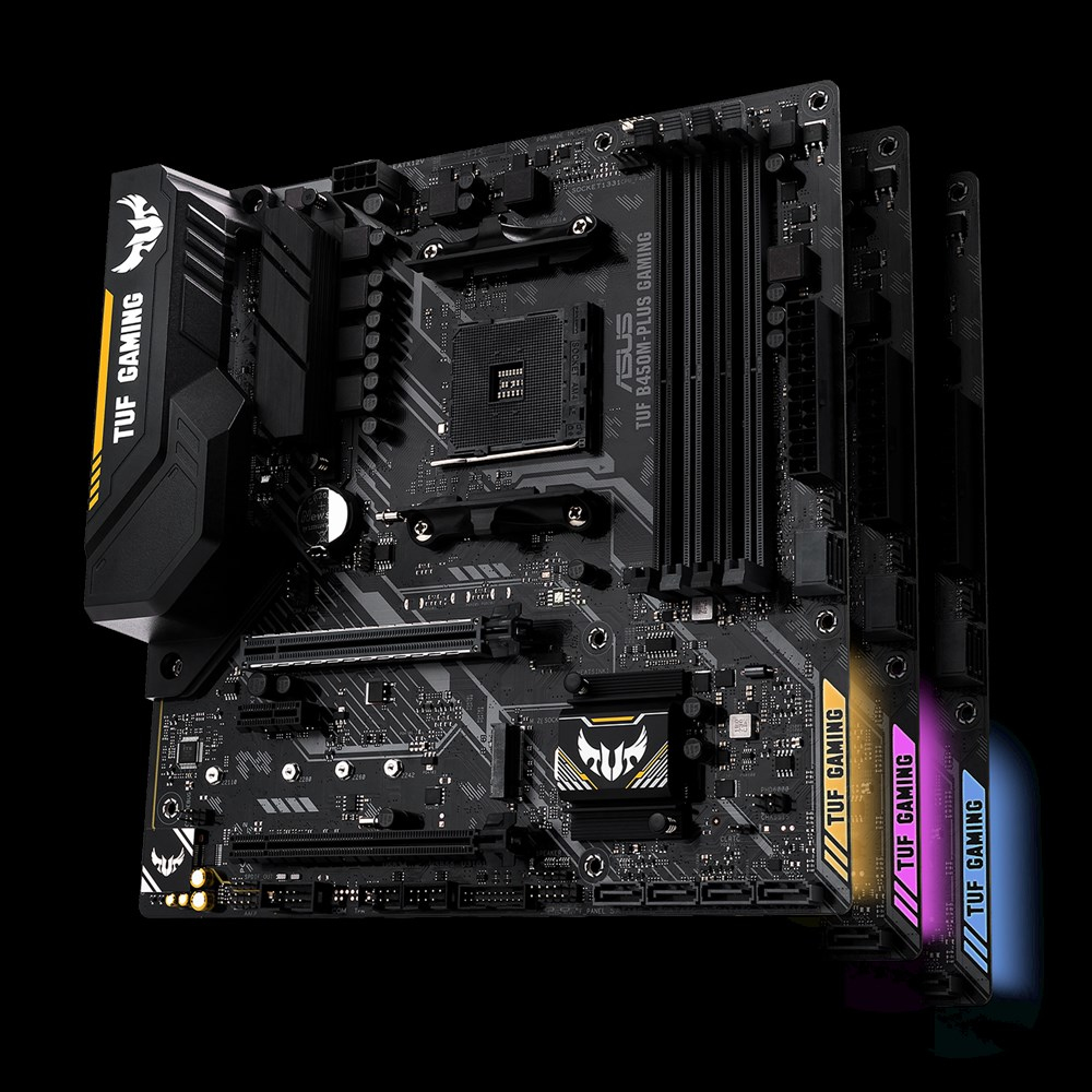 Asus TUF AM4 AMD B450M-Plus Gaming Micro ATX DDR4-SDRAM Motherboard