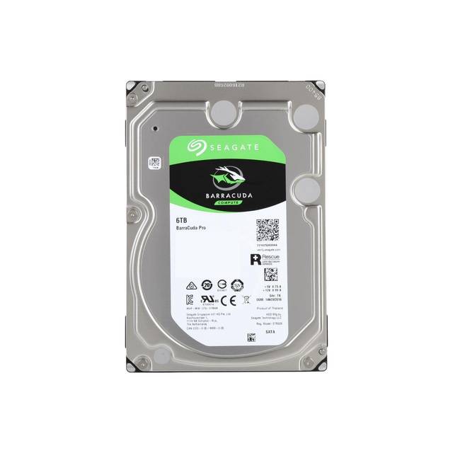6TB Seagate BarraCuda Pro 3.5-inch SATA III 6Gbps 7200RPM 128MB Cache Internal Hard Drive