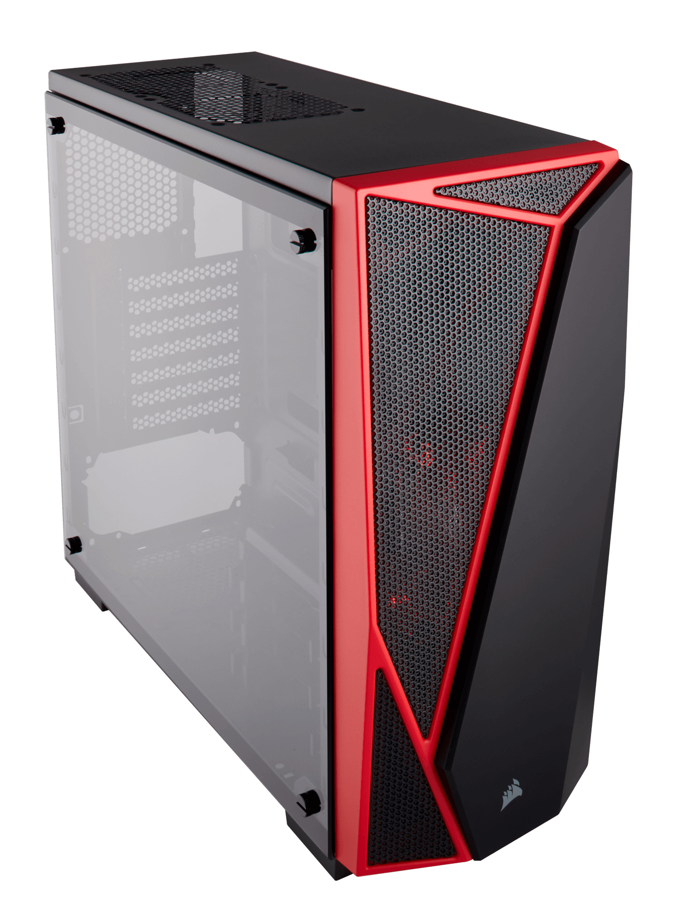 Corsair Carbide Spec 04 Midi Computer Tower - Black,Red