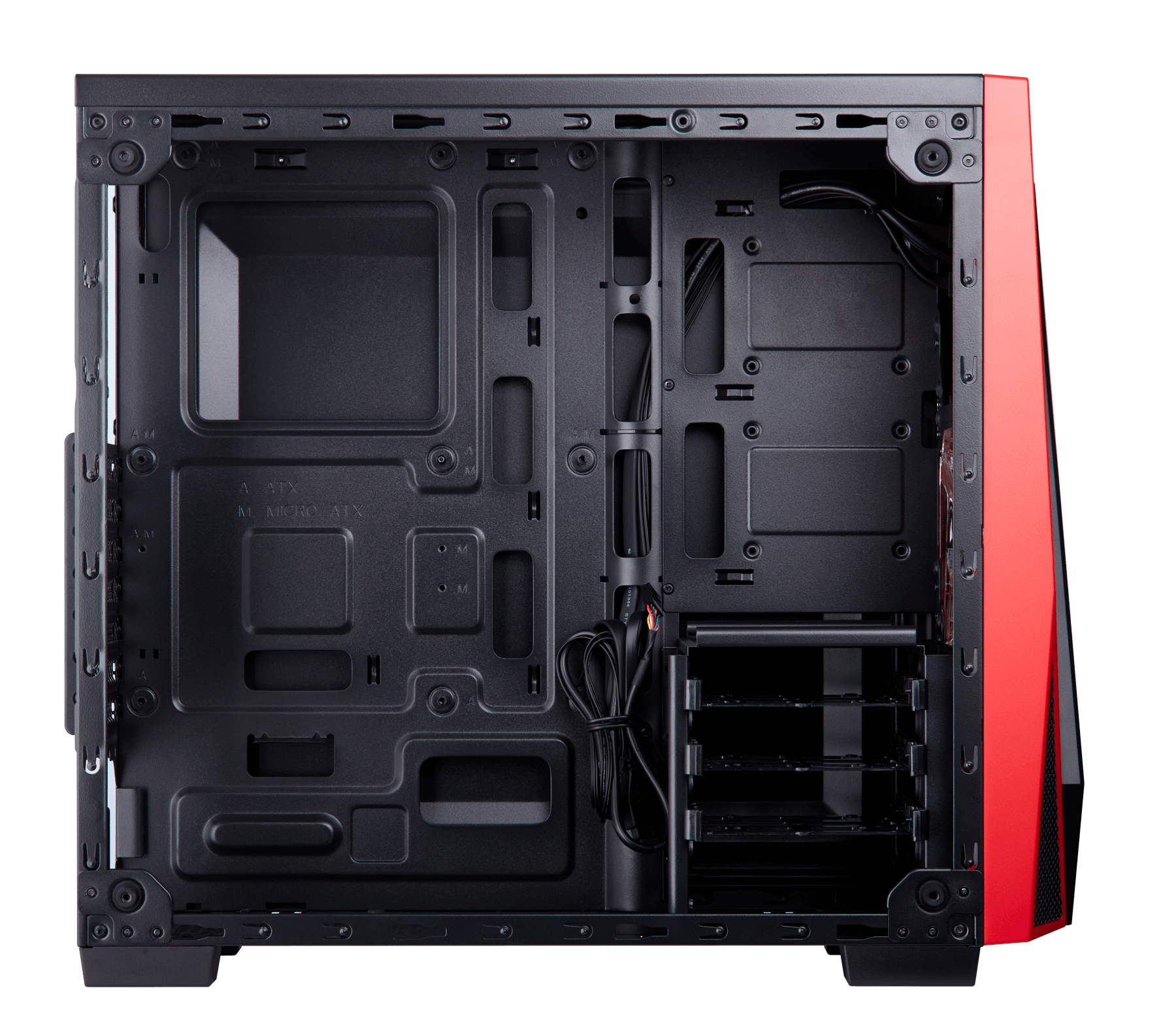 Corsair Carbide Spec 04 Midi Computer Tower - Black,Red