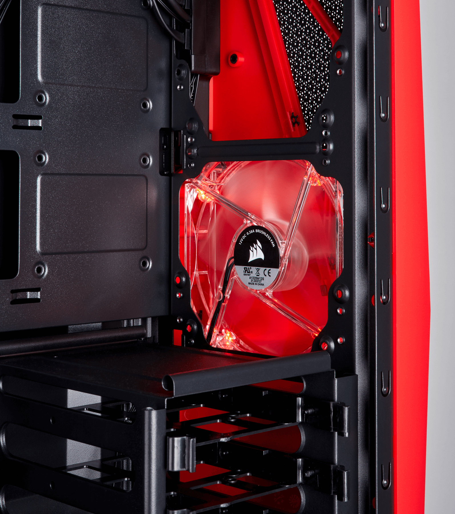Corsair Carbide Spec 04 Midi Computer Tower - Black,Red