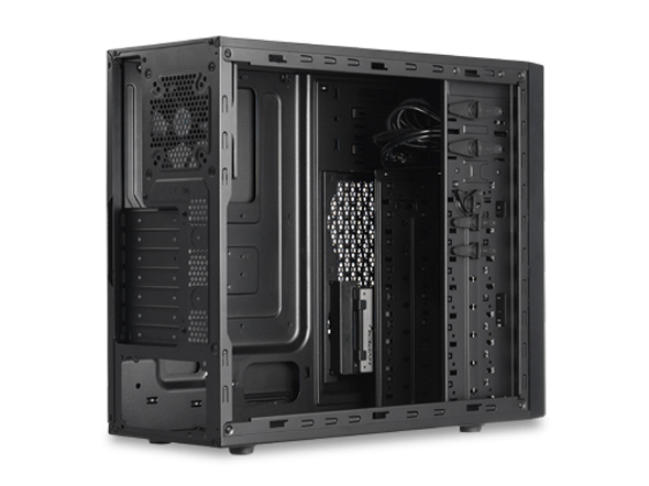 Cooler Master N400 ATX Midi Computer Tower - Black