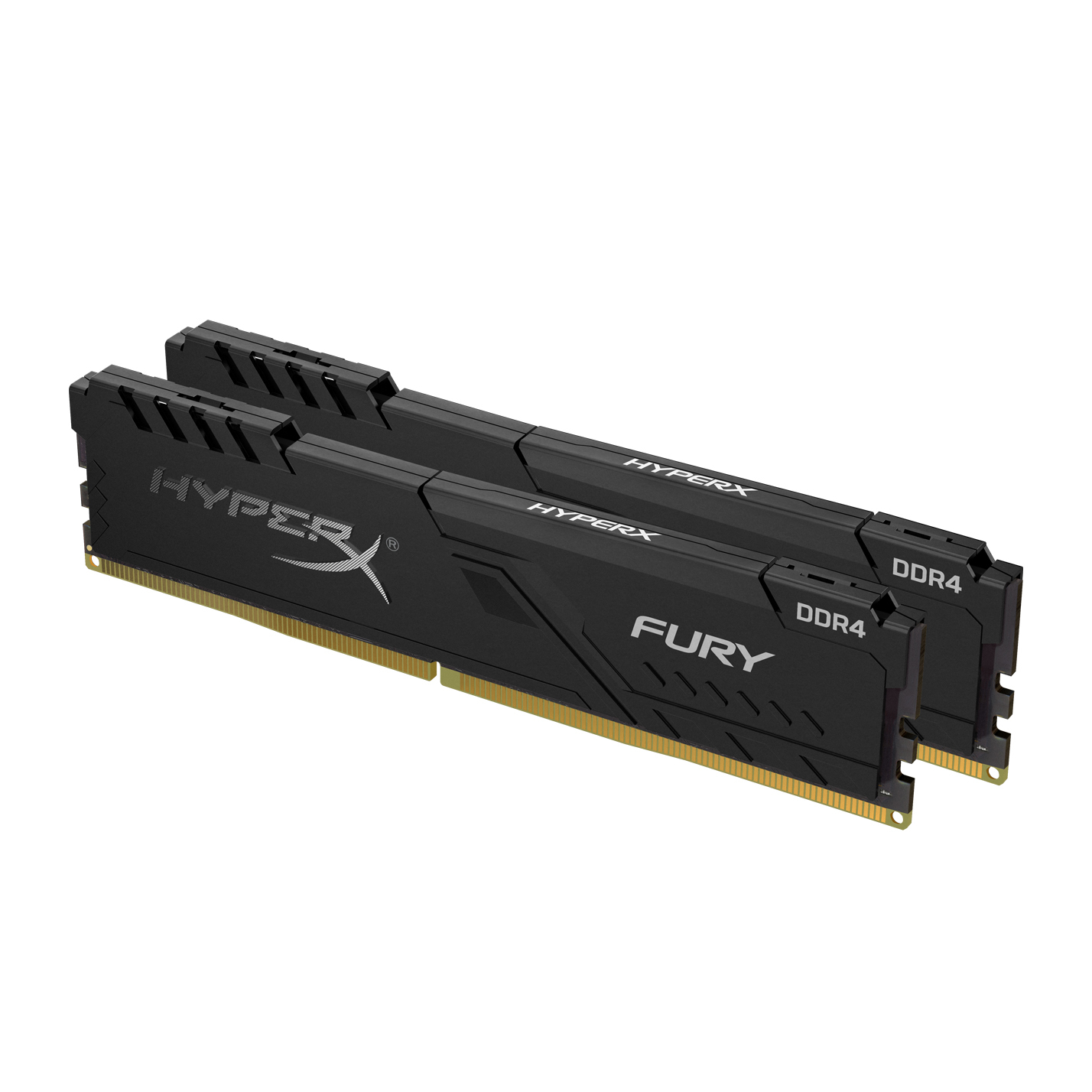 16GB Kingston HyperX Fury PC4-28800 3600MHz 1.35V CL17 Unbuffered Non ECC DDR4 Dual Memory Kit (2 x 8GB) - Black