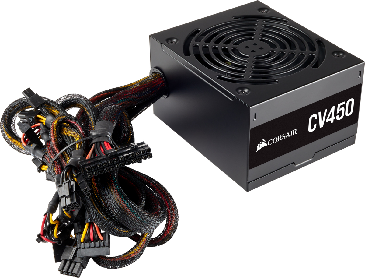 Corsair CV450 450 Watt ATX Power Supply - Black