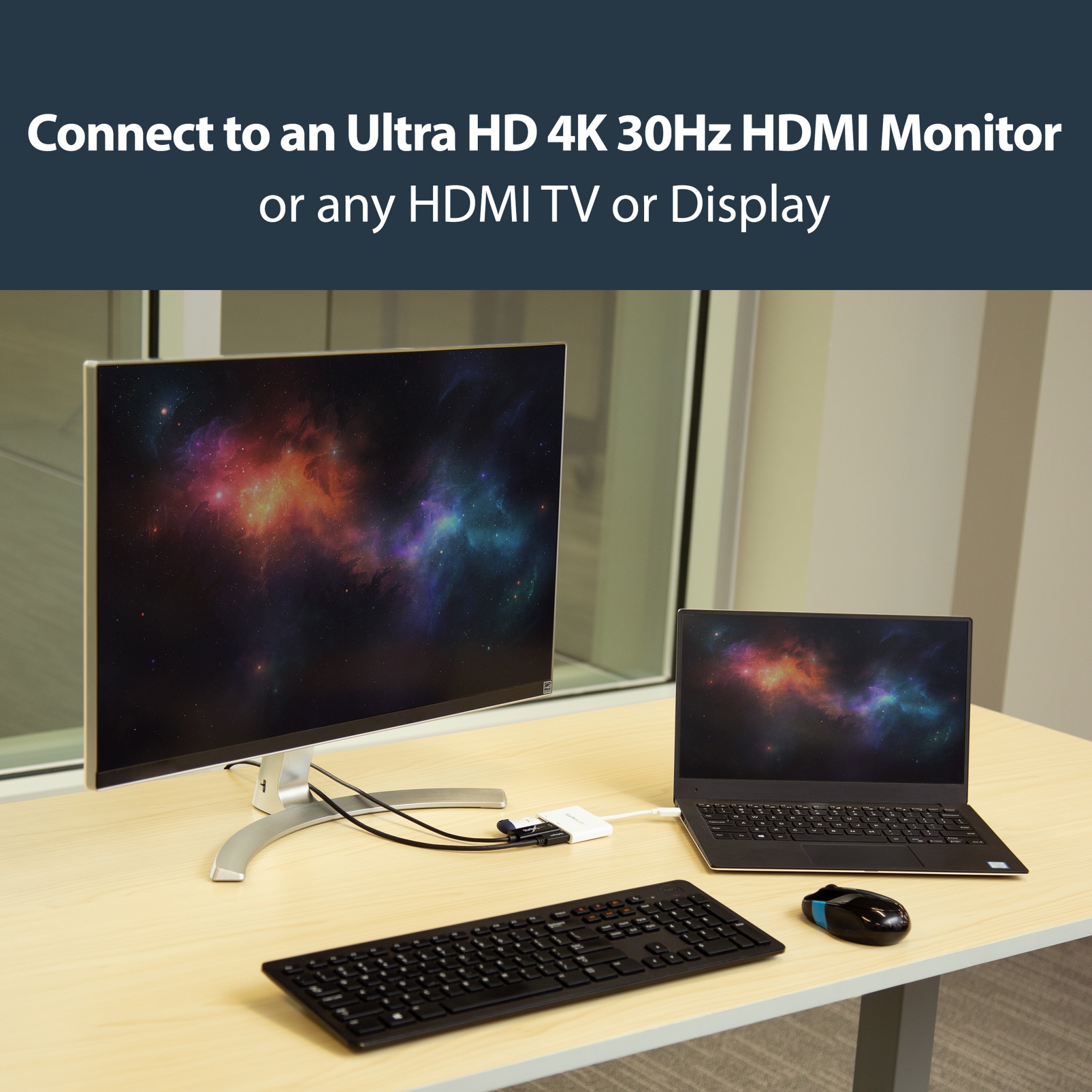 StarTech USB Type-C to HDMI Adapter - White