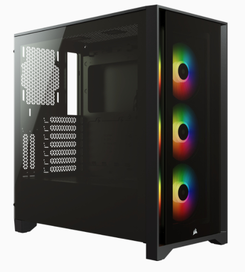 Corsair iCUE 4000X RGB Tempered Glass Midi-Tower - Black