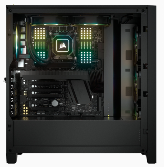 Corsair iCUE 4000X RGB Tempered Glass Midi-Tower - Black
