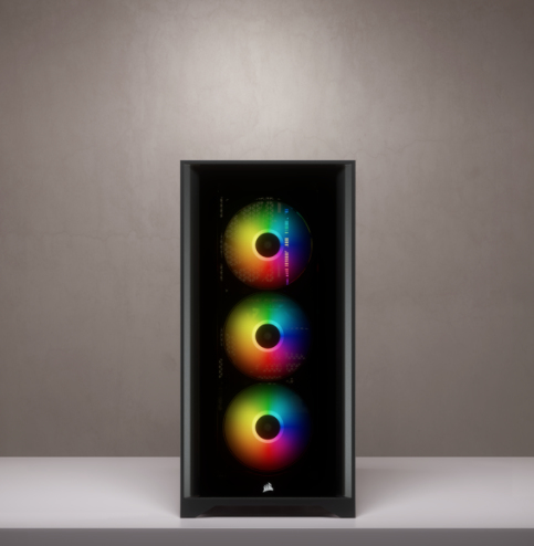 Corsair iCUE 4000X RGB Tempered Glass Midi-Tower - Black