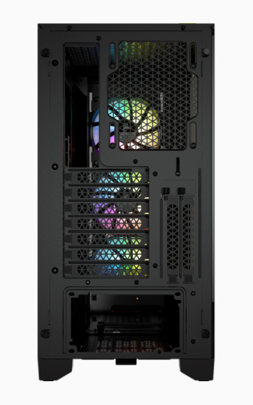 Corsair iCUE 4000X RGB Tempered Glass Midi-Tower - Black