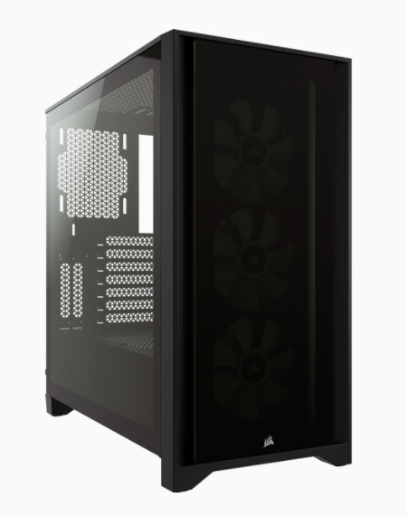 Corsair iCUE 4000X RGB Tempered Glass Midi-Tower - Black