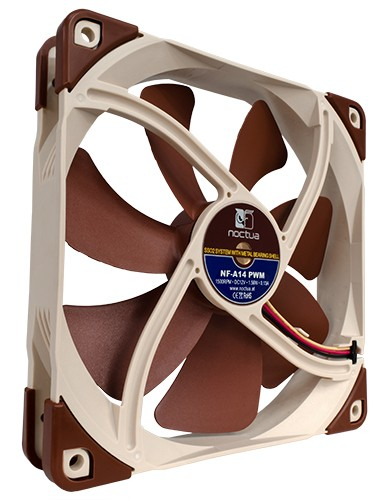 Noctua 140mm Computer Case Fan - Brown
