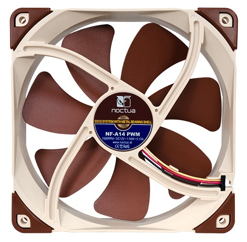 Noctua 140mm Computer Case Fan - Brown