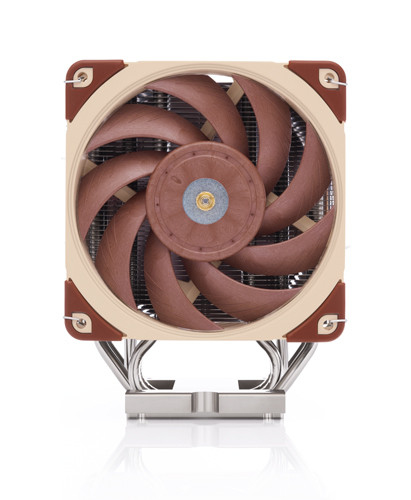 Noctua 120mm Computer Processor Cooler - Beige, Nickel, Red