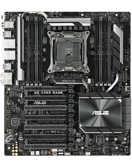 ASUS WS SAGE S2066 Intel X299 LGA 2066 Socket R4 SSI CEB DDR4-SDRAM Motherboard