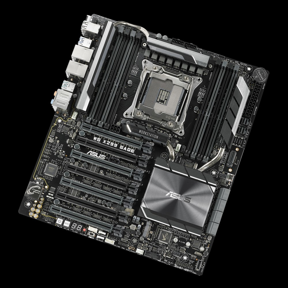 ASUS WS SAGE S2066 Intel X299 LGA 2066 Socket R4 SSI CEB DDR4-SDRAM Motherboard