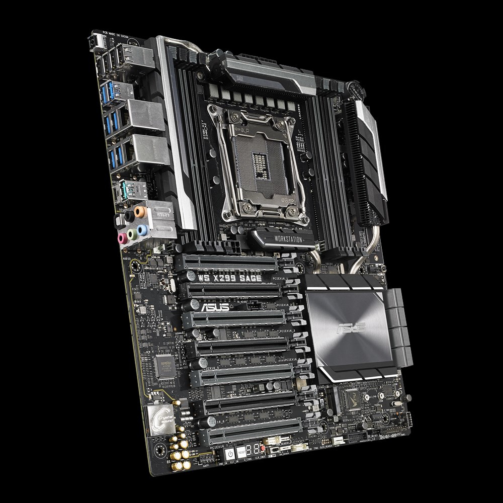 ASUS WS SAGE S2066 Intel X299 LGA 2066 Socket R4 SSI CEB DDR4-SDRAM Motherboard