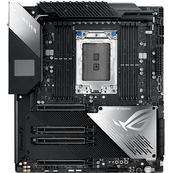 ASUS ROG Zenith II Extreme Alpha AMD TRX40 Socket sTRX4 Extended ATX Motherboard