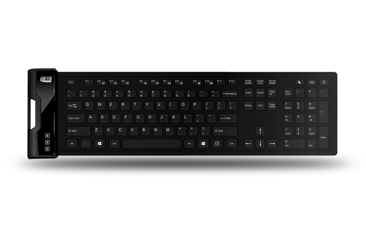Adesso USB QWERTY English Keyboard - Black