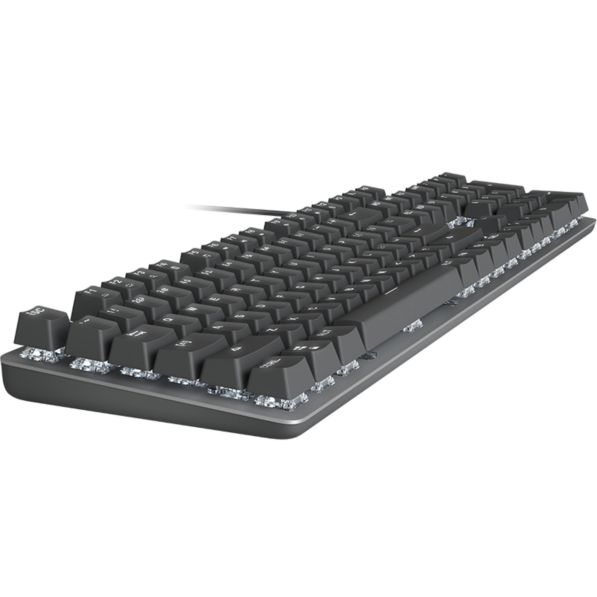 Logitech K845 Mechanical USB Illuminated Keyboard - Aluminum, Black