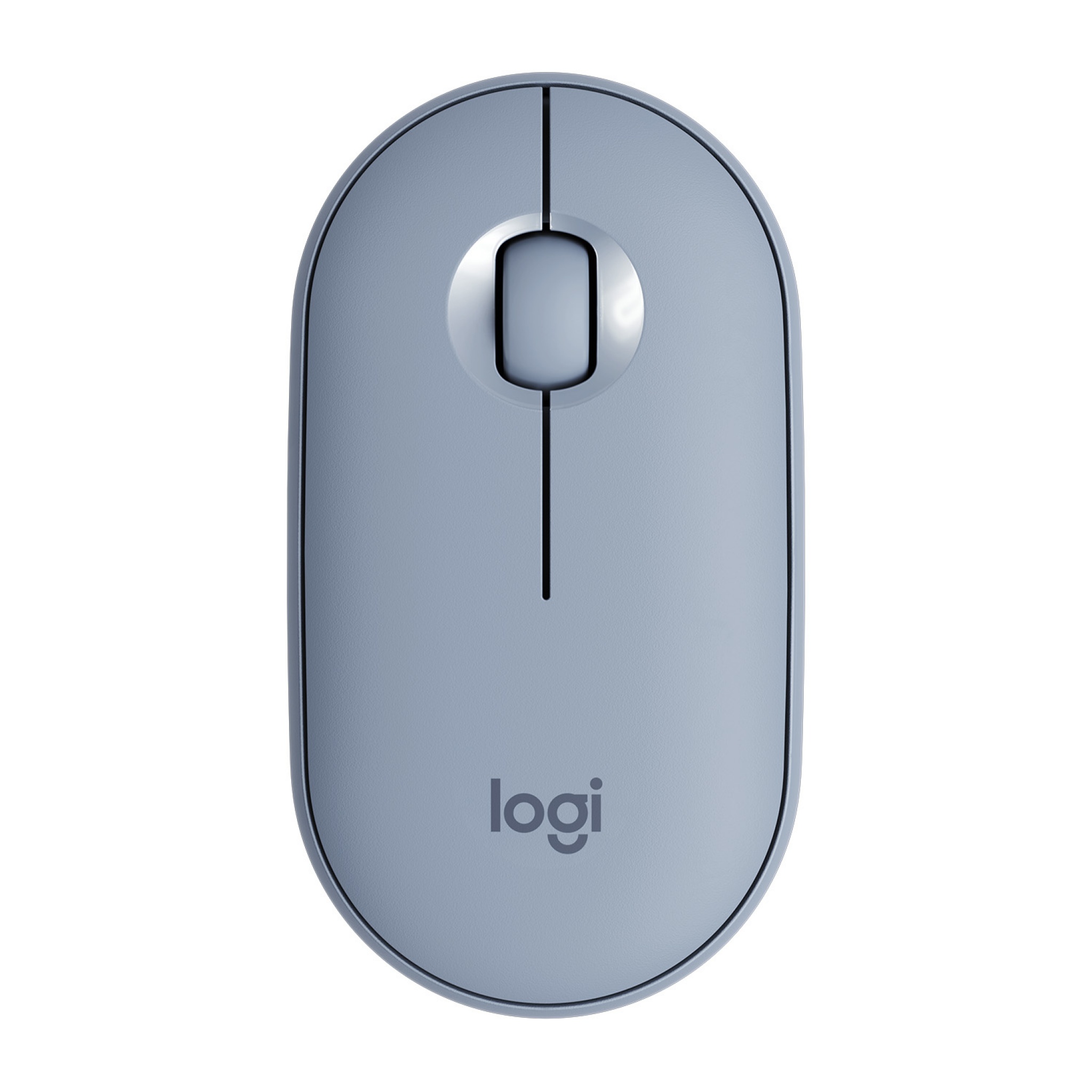 Logitech Pebble M350 Wireless Mouse - Blue, Grey