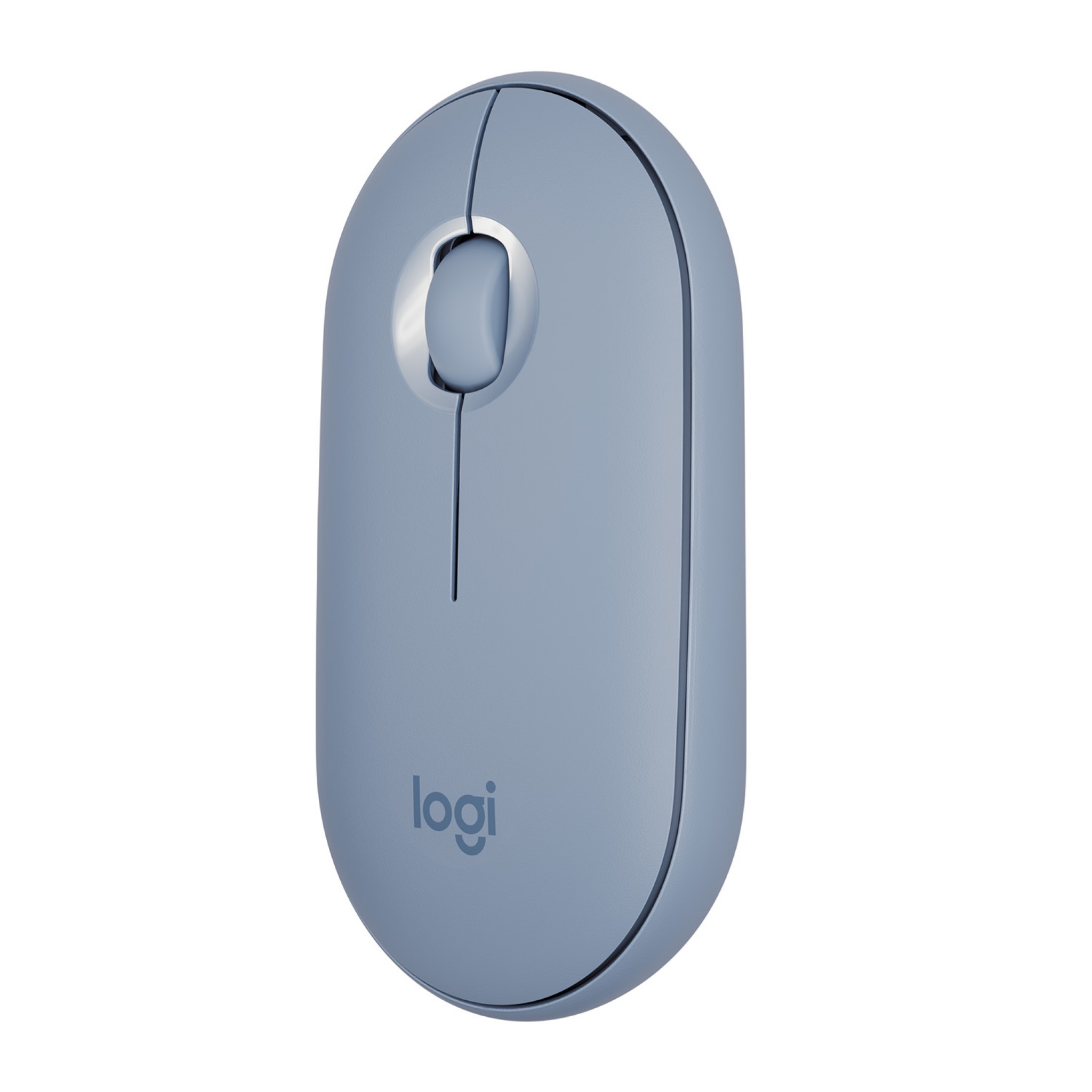 Logitech Pebble M350 Wireless Mouse - Blue, Grey