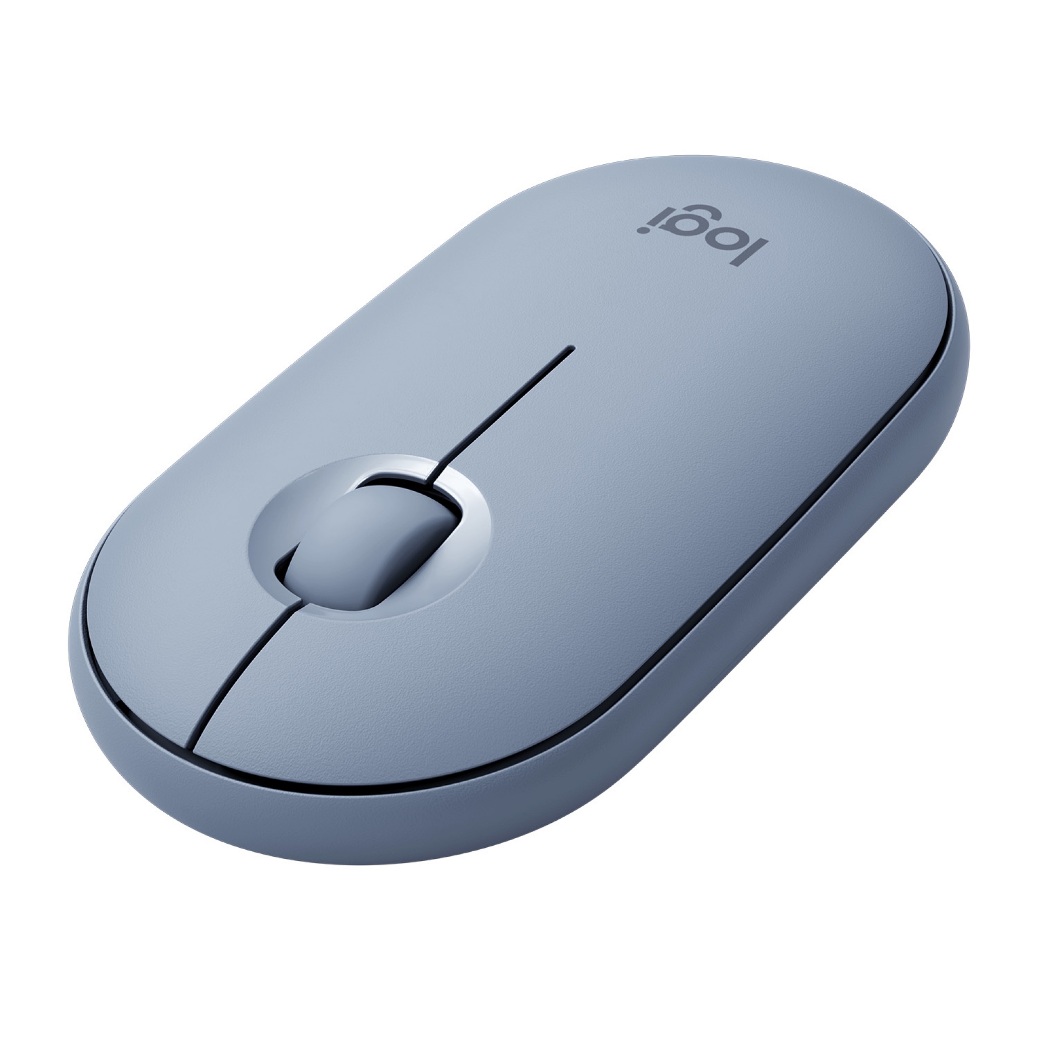 Logitech Pebble M350 Wireless Mouse - Blue, Grey