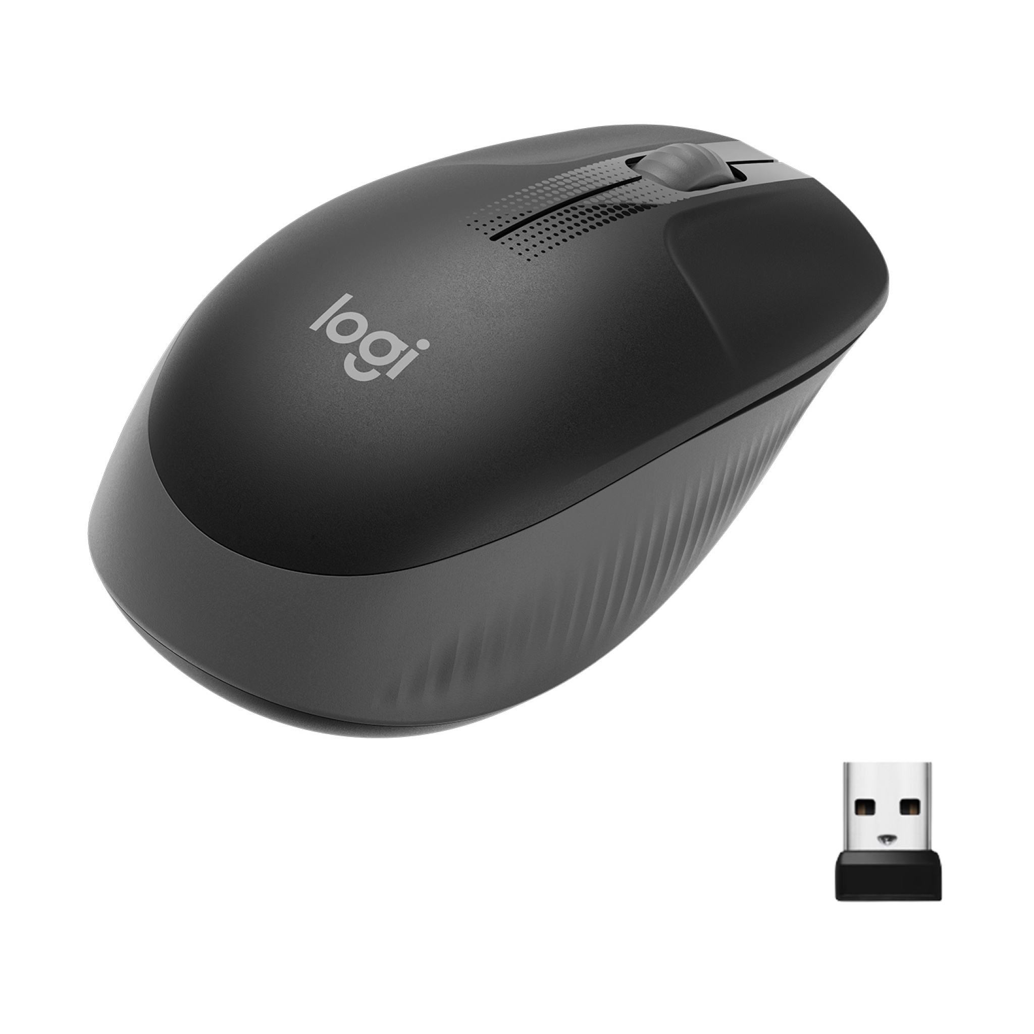 Logitech Mouse M190 Wireless Mouse - Charcoal Black