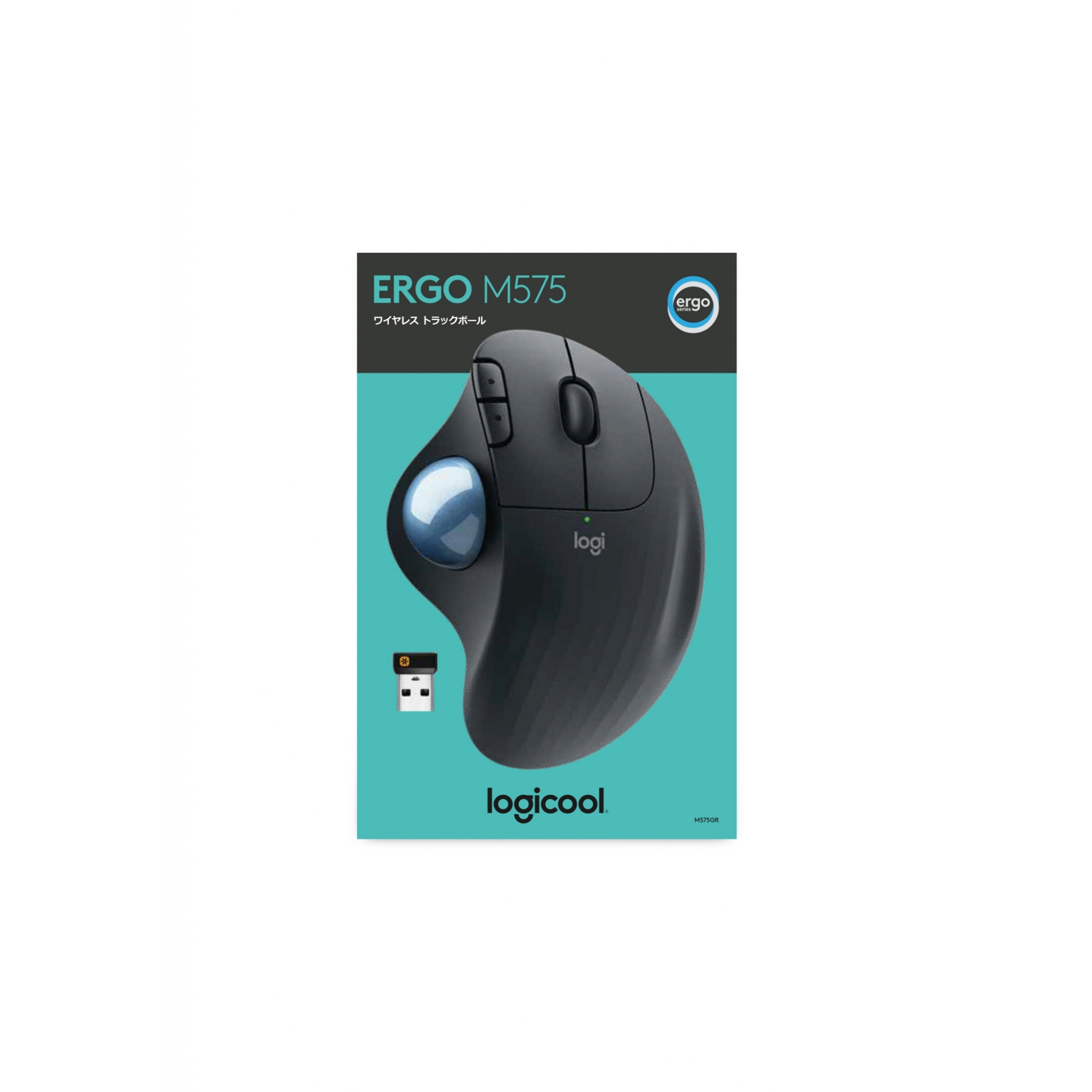 Logitech Ergo M575 Wireless Trackball Mouse - Graphite