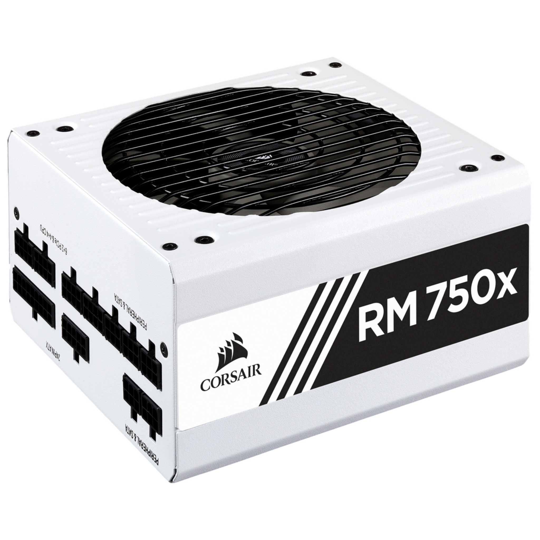 Corsair RM750x 750W ATX Fully Modular Power Supply - Black, White