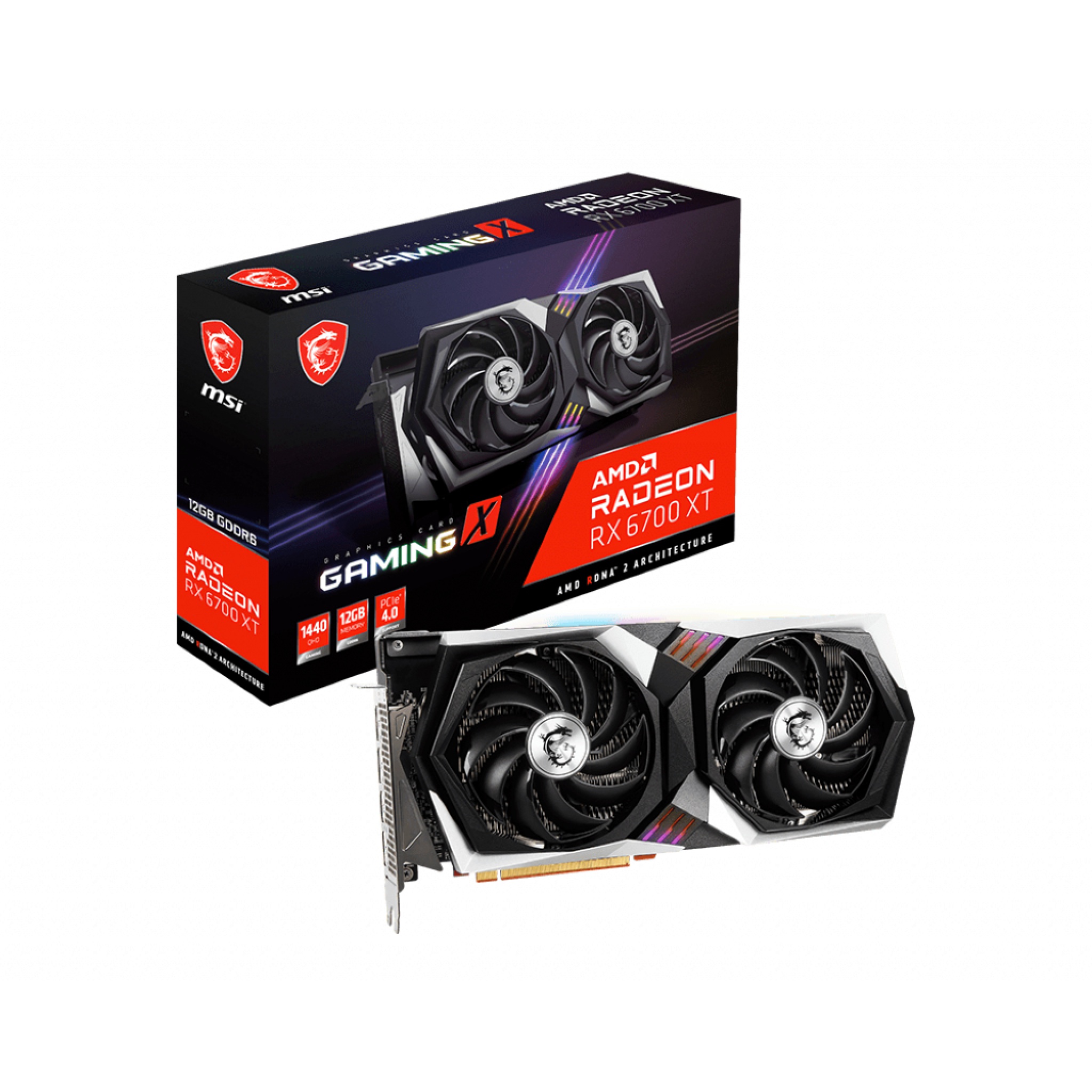 MSI Radeon RX 6700 XT 12GB GDDR6 Gaming Graphics Card