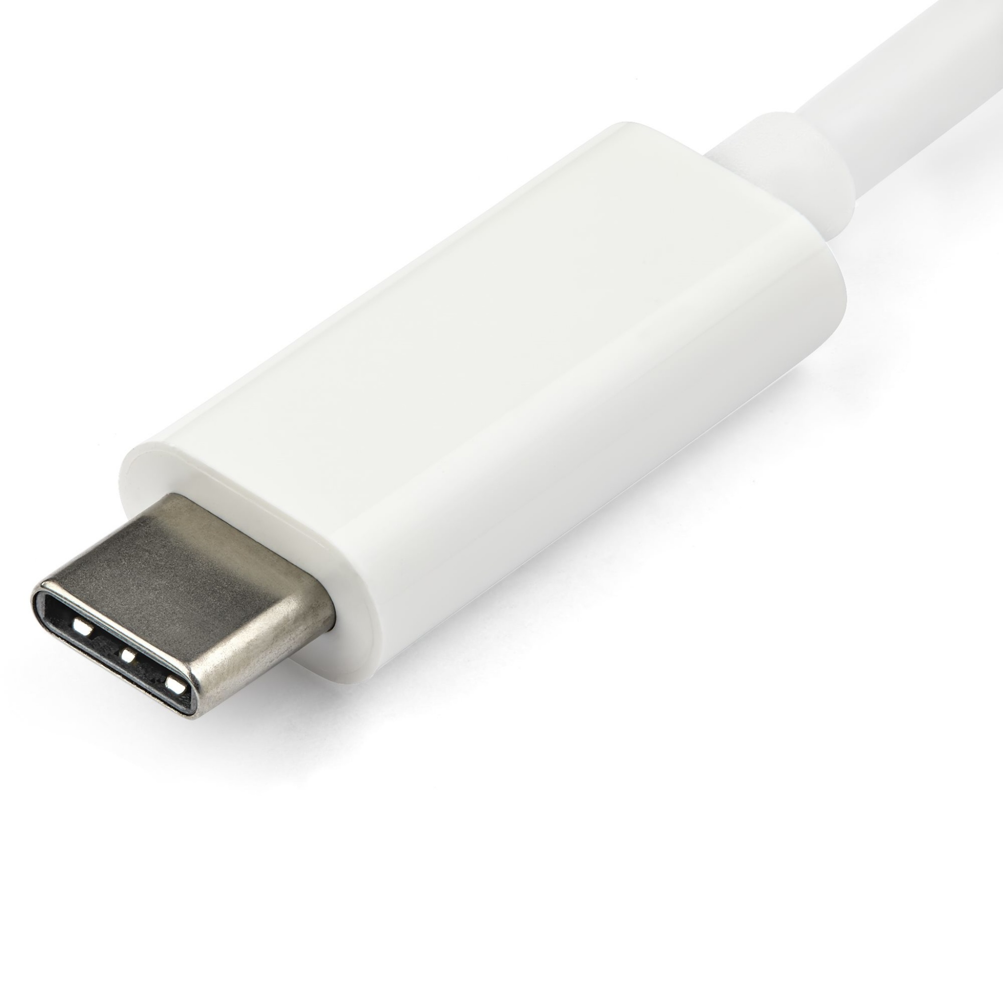 StarTech USB C To VGA Adapter - White