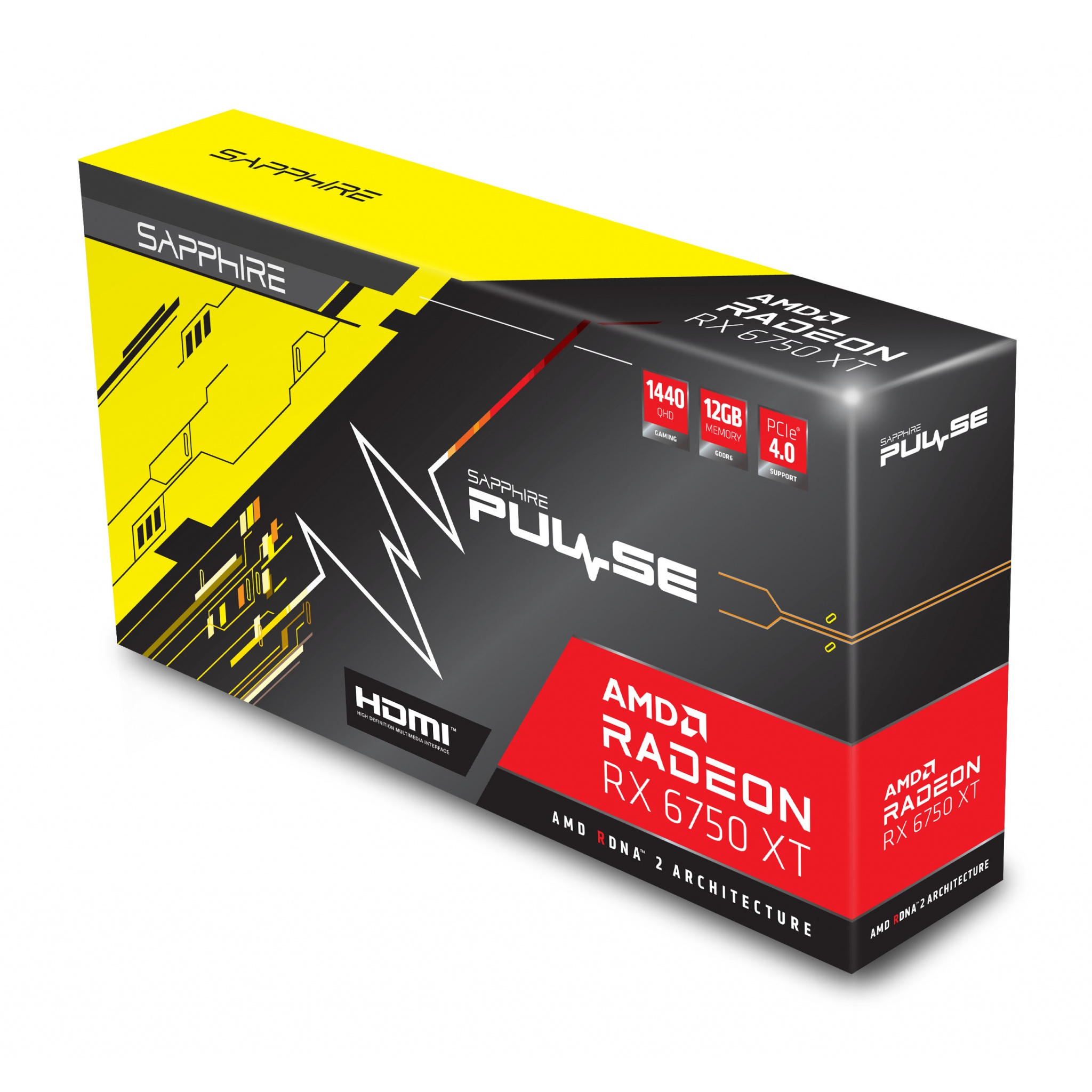Sapphire Pulse Gaming AMD Radeon RX 6750 XT 12GB GDDR6 Graphics Card
