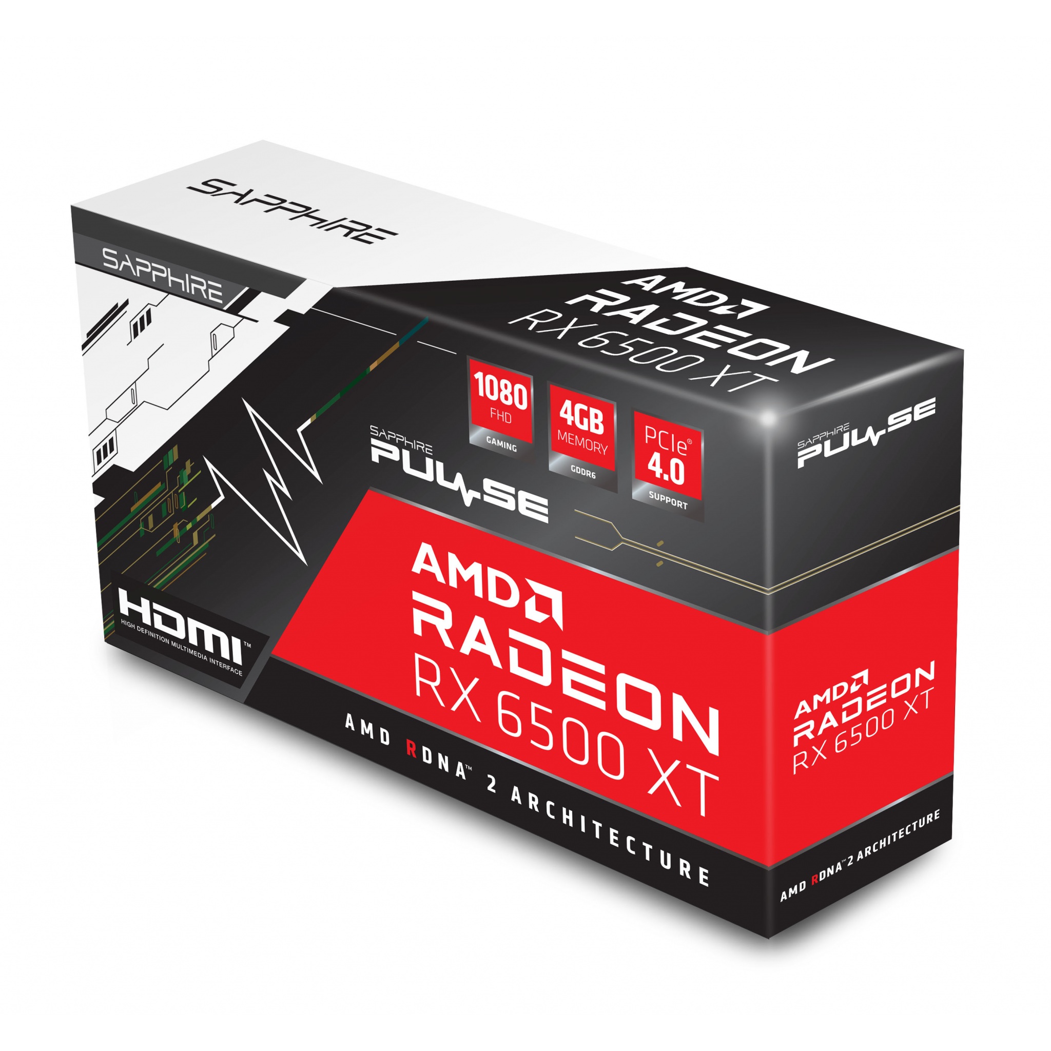 Sapphire Pulse Radeon RX 6500 XT AMD 4GB GDDR6 Graphics Card