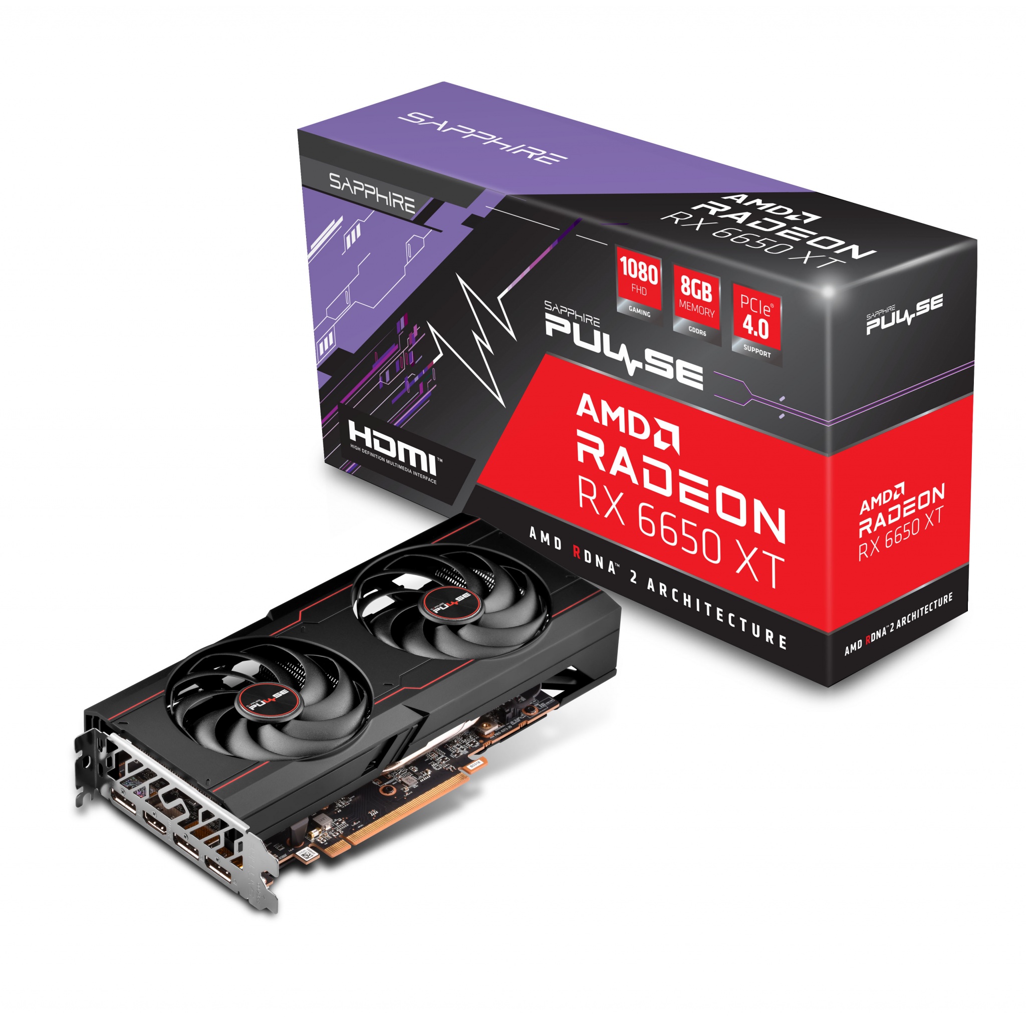 Sapphire Pulse AMD Radeon RX 6650 XT 8GB GDDR6 Graphics Card
