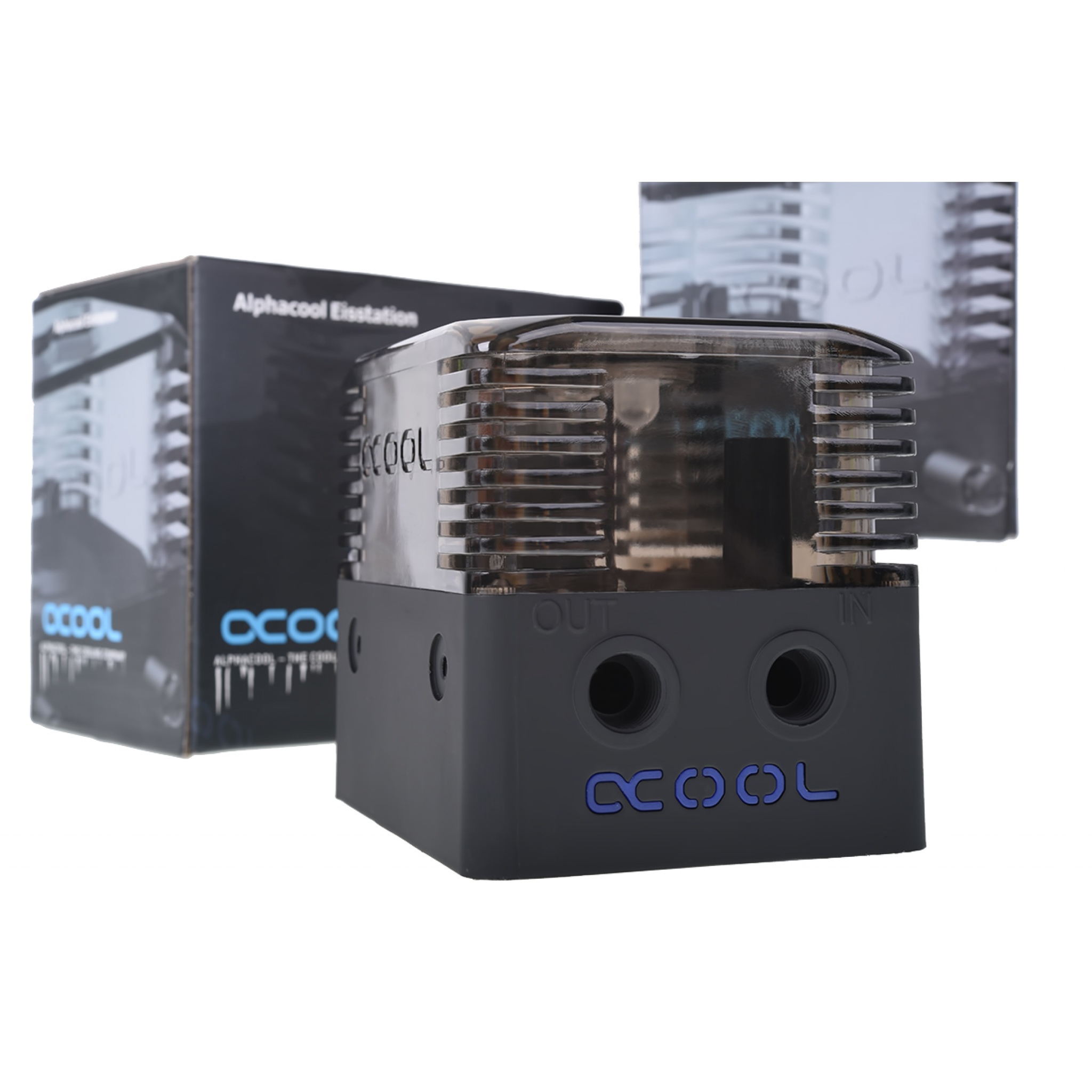 Alphacool Eisstation DDC Solo Reservoir - Black, Translucent