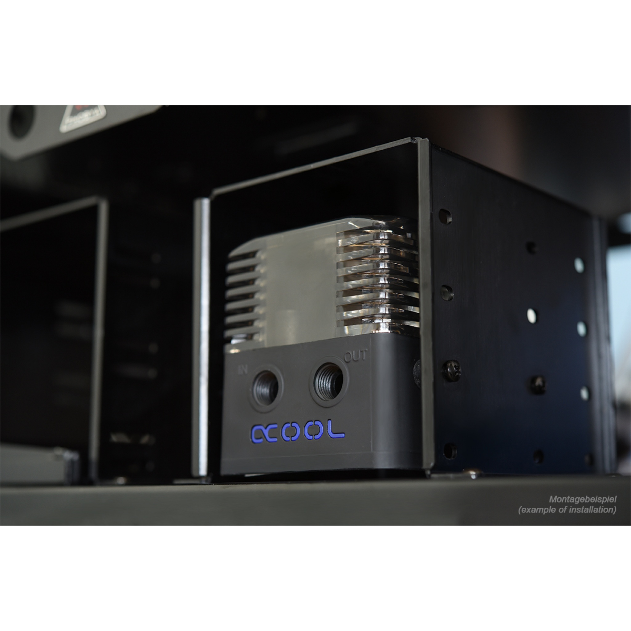 Alphacool Eisstation DDC Solo Reservoir - Black, Translucent