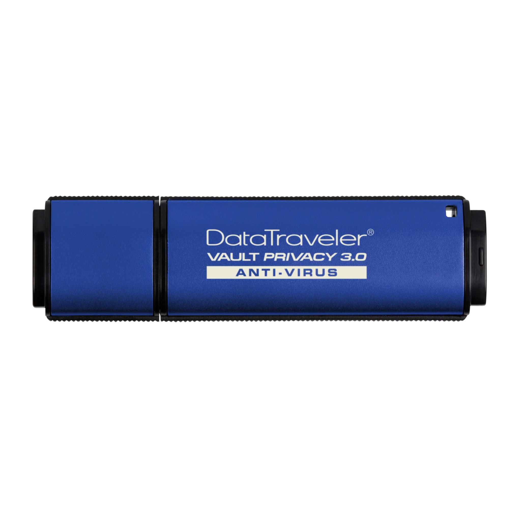 64GB Kingston DataTraveler Vault Privacy 3.0 Anti-Virus Encrypted USB Flash Drive - Blue