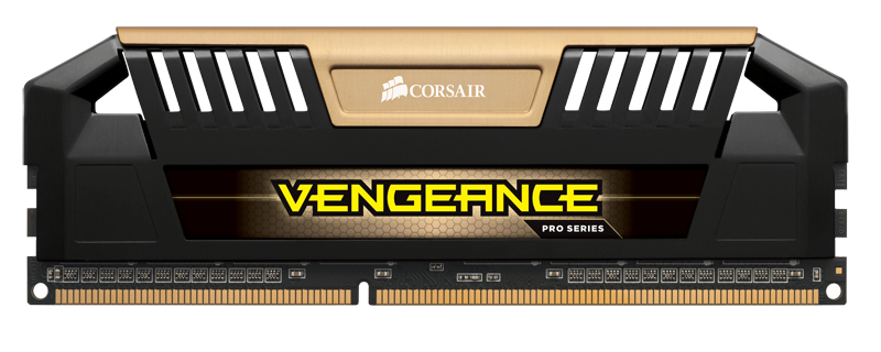 8GB Corsair Vengeance Pro Series DDR3 1600MHz PC3-12800 CL9 Dual Channel Kit (2x 4GB) Gold