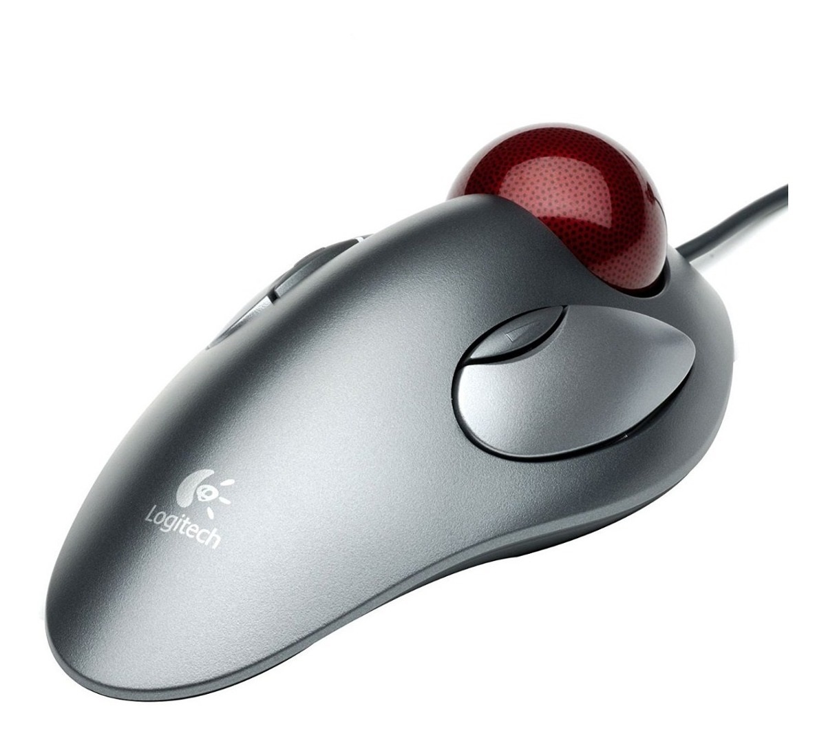 Logitech Wired Trackman Marble Mouse - Grey