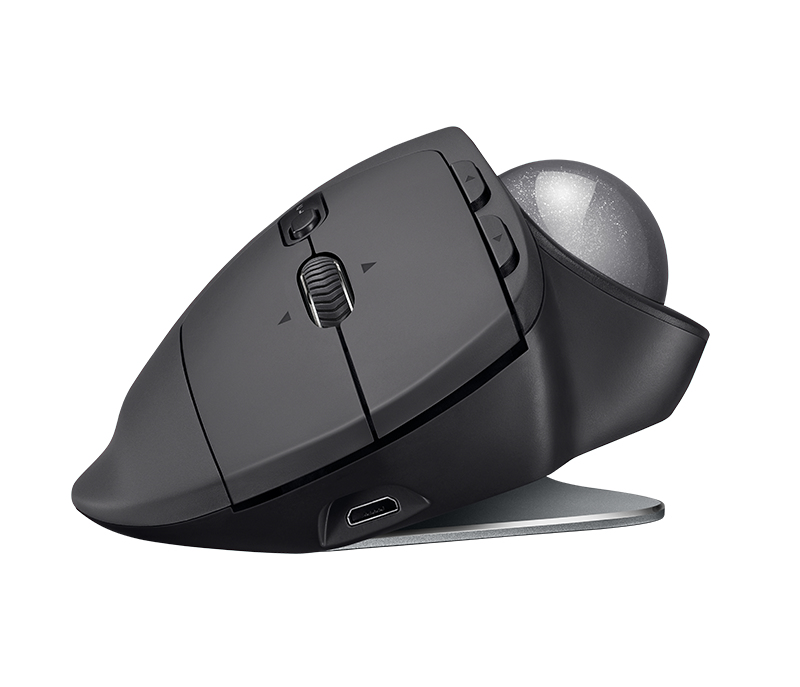 Logitech Trackball MX ERGO Wireless Bluetooth Mouse - Black