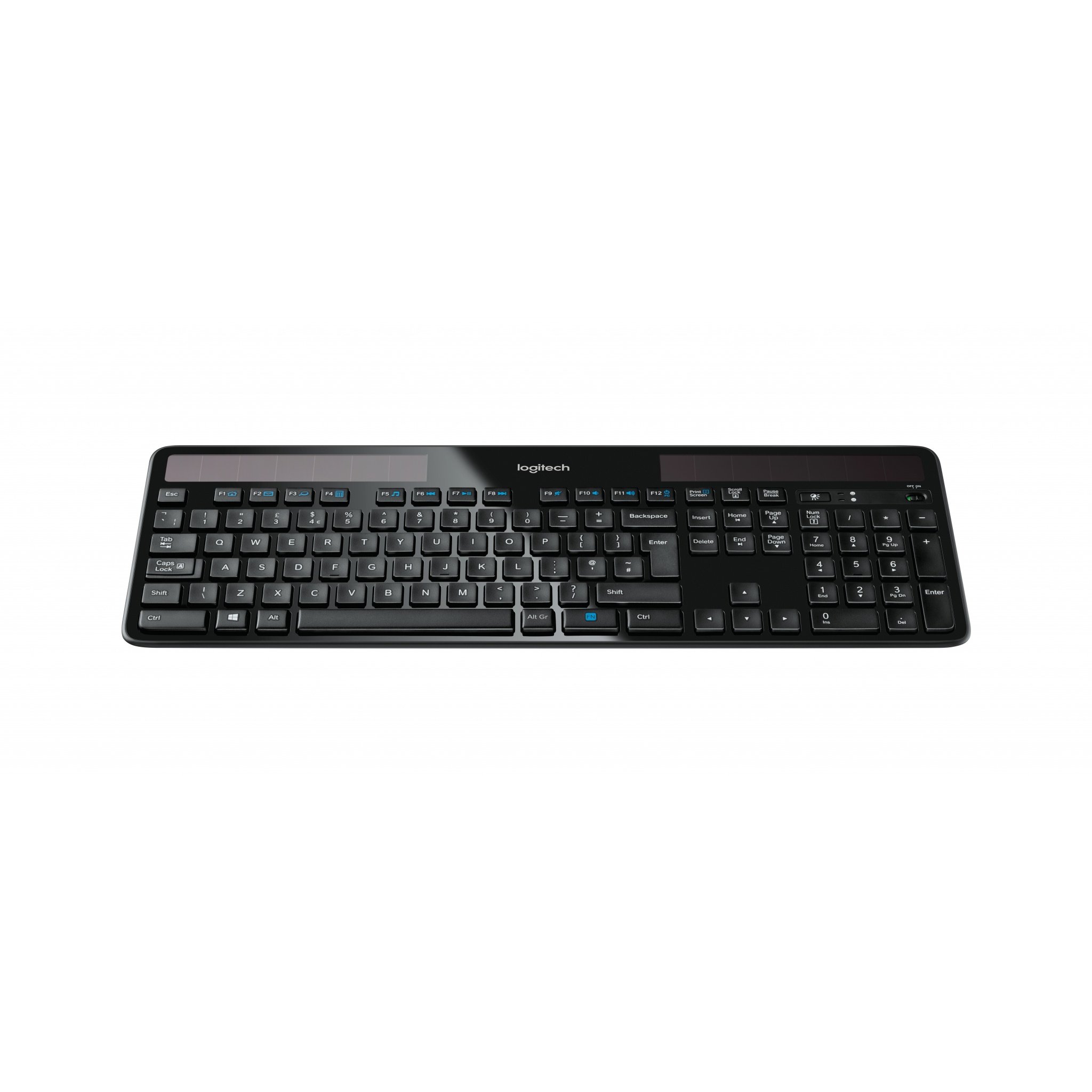 Logitech K750 Solar Powered Wireless Keyboard - UK Layout