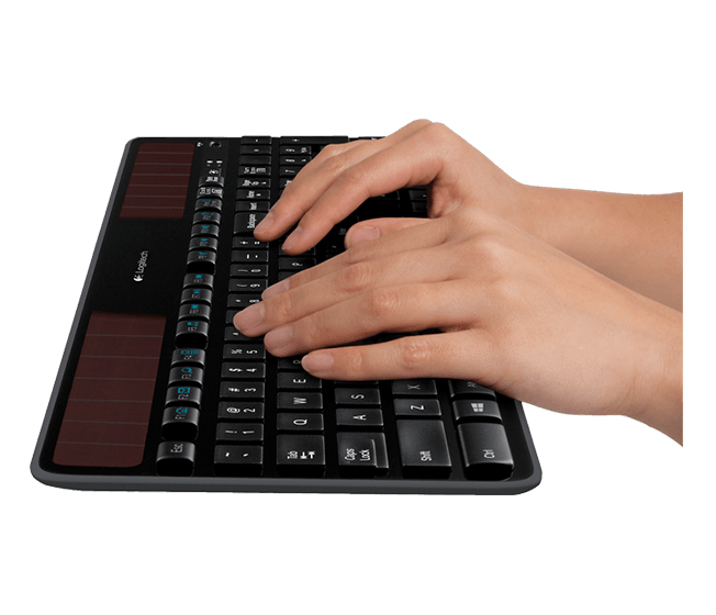 Logitech K750 Solar Powered Wireless Keyboard - UK Layout