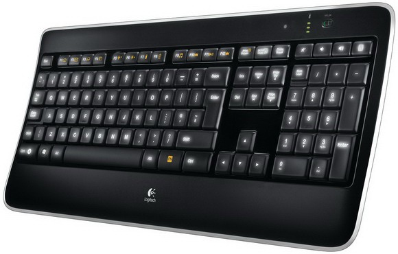 Logitech K800 Illuminated Wireless Keyboard - German Layout