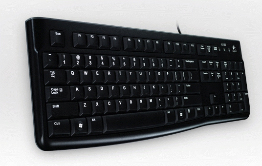 Logitech K120 Wired Keyboard - Italian Layout