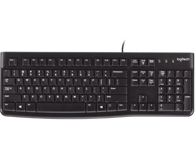 Logitech K120 Wired Keyboard - Italian Layout
