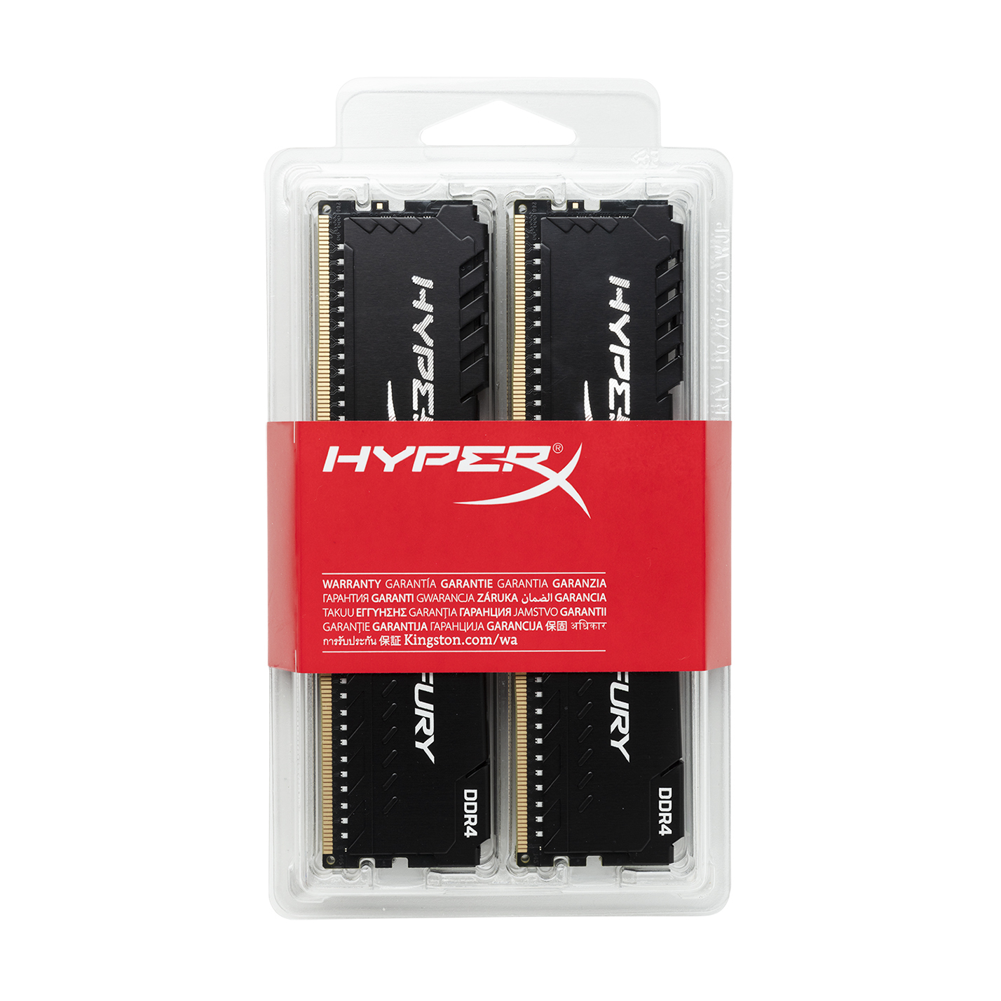 32GB Kingston HyperX Fury DDR4 2666MHz PC4-21300 CL16 Quad Channel Kit (4x 8GB)