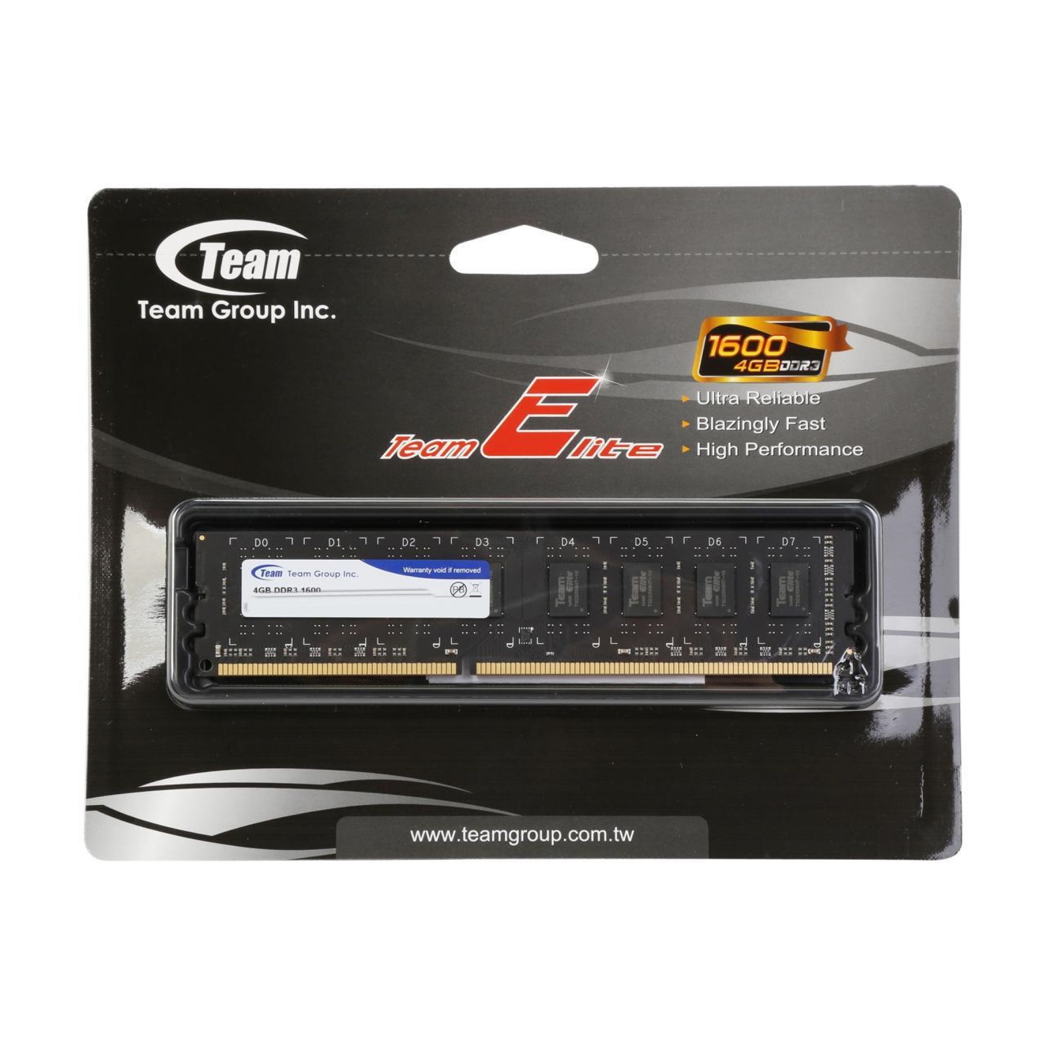 4GB Team Group DDR3 Elite 1600MHz CL11 Memory Module