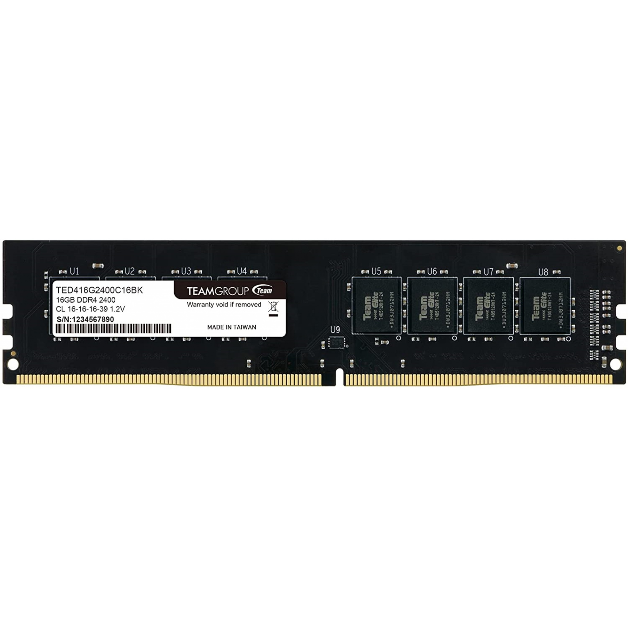 16GB Team Group Elite DDR4 2400MHz CL16 Memory Module