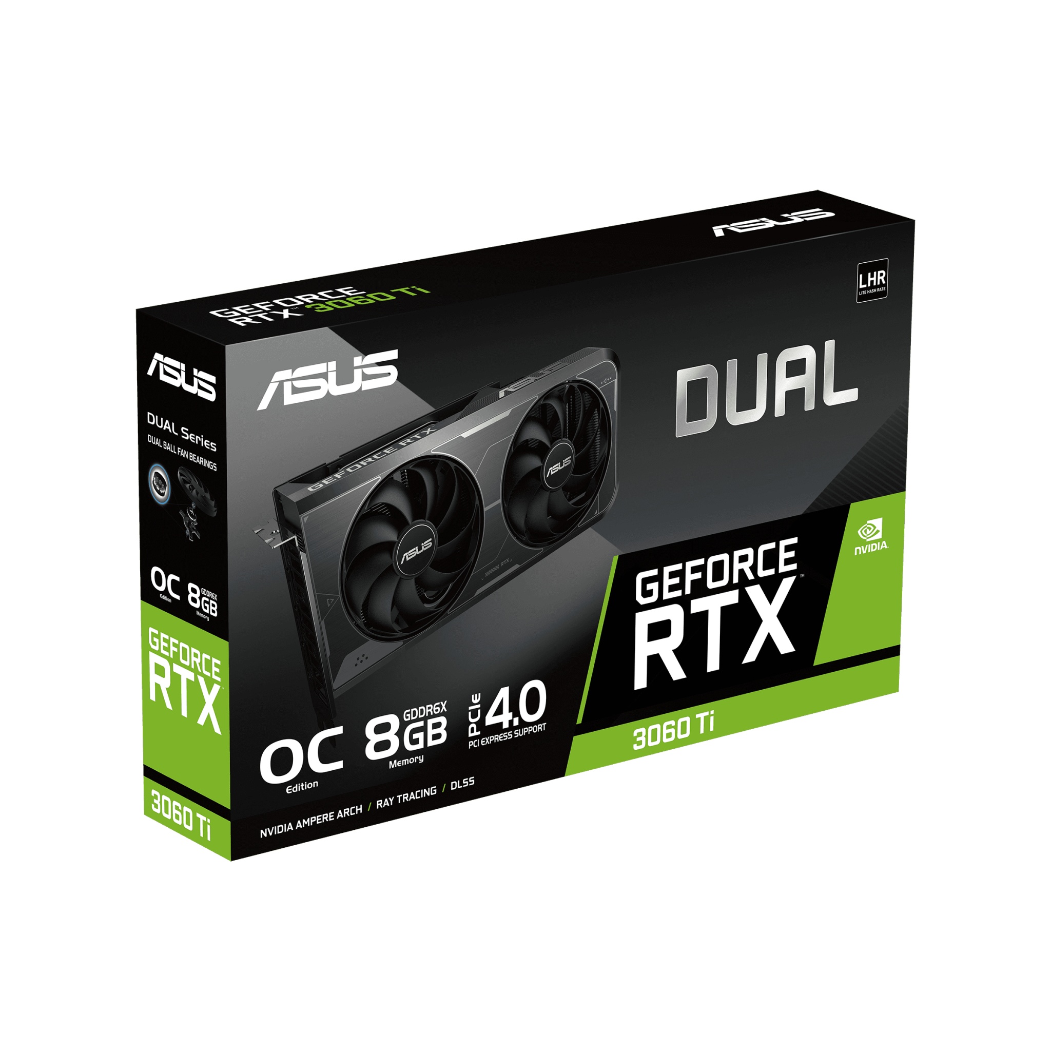 ASUS Dual GeForce RTX 3060 Ti OC Edition GDDR6X Dual Fan Graphics Card - 8GB