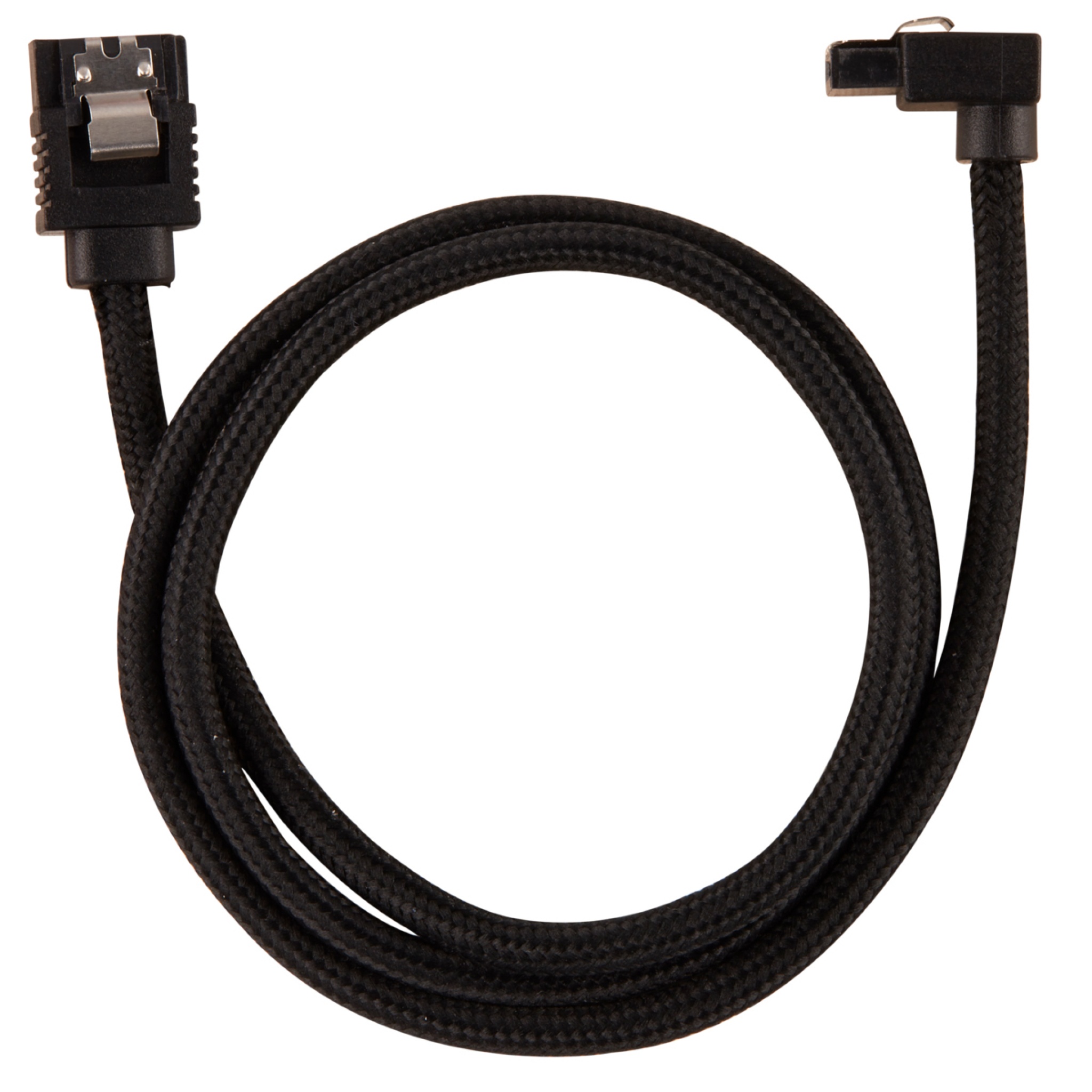 Corsair Premium Sleeved SATA Black Cables